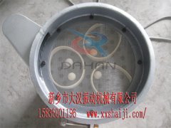 浙江砂輪廠訂購的全不銹鋼振動篩分機(jī)正在生產(chǎn)